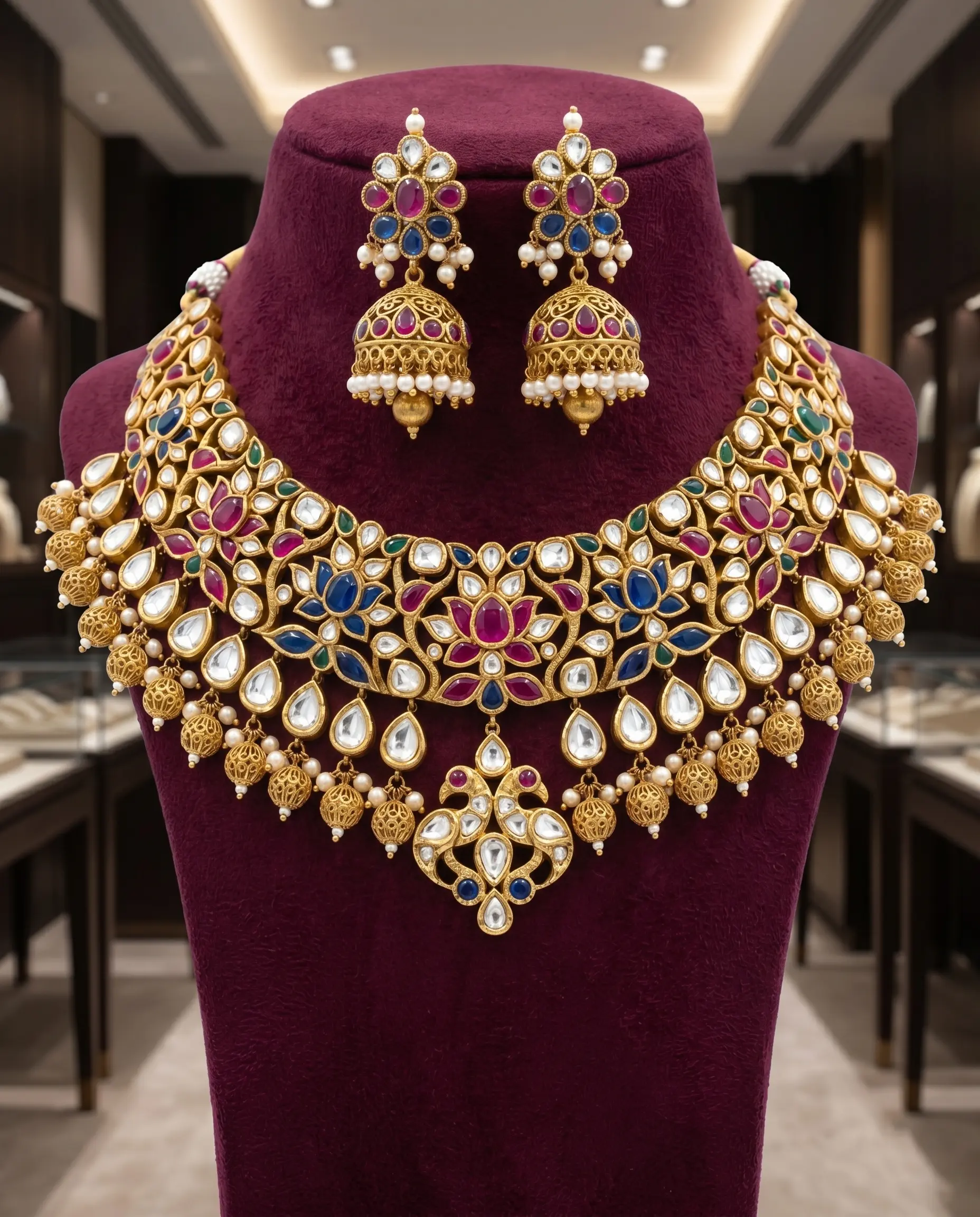 Raw jewellery photo before AI processing